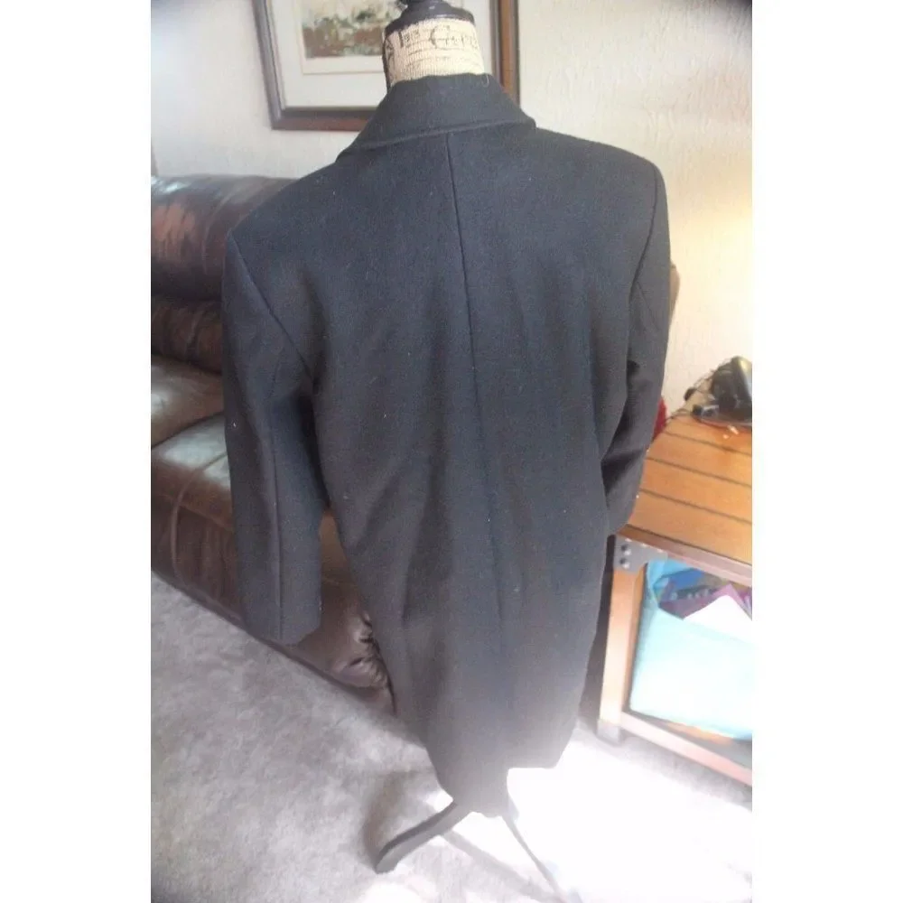 David Benjamin Collection Wool Women Size‎ 6 Jacket Coat Vintage Uruguay Black